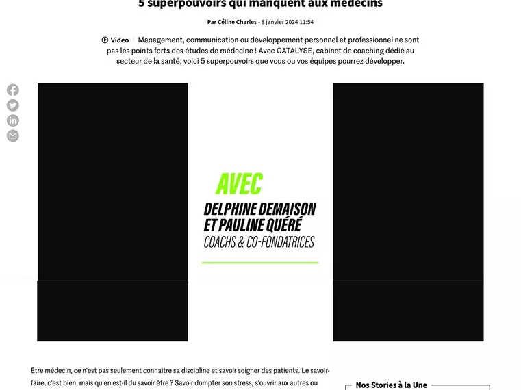 Les superpouvoirs qui manquent aux médecins